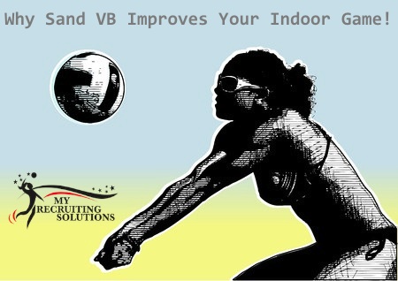 Sand VB Improves indoor game @myrecruitingsolutions